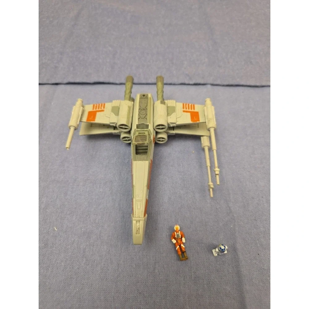 Star Wars Action Fleet X-Wing Starfighter Galoob 1995 Luke Skywalker R2-D2 Red 5